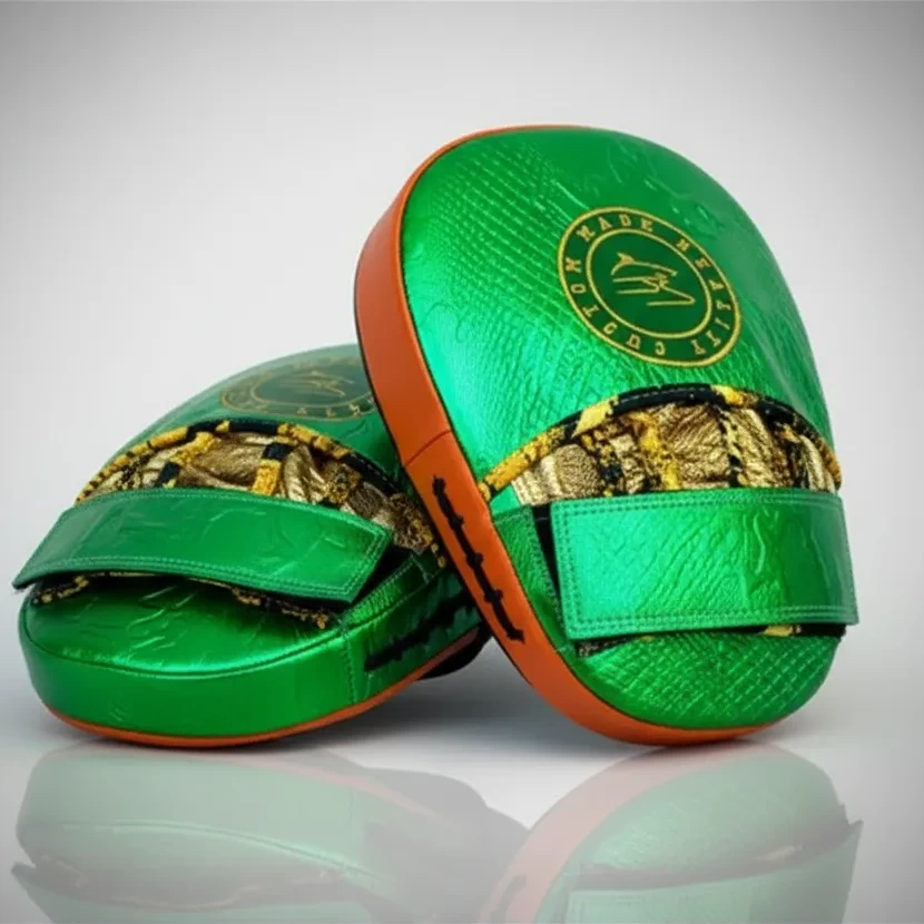 Green & gold & Orange & Black gold  marble & black Benedict A