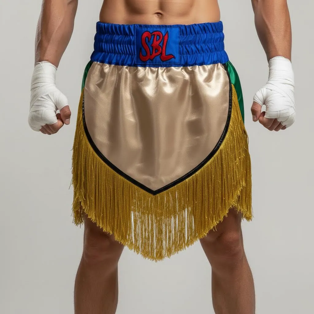 Shayne Blue & green & Gold