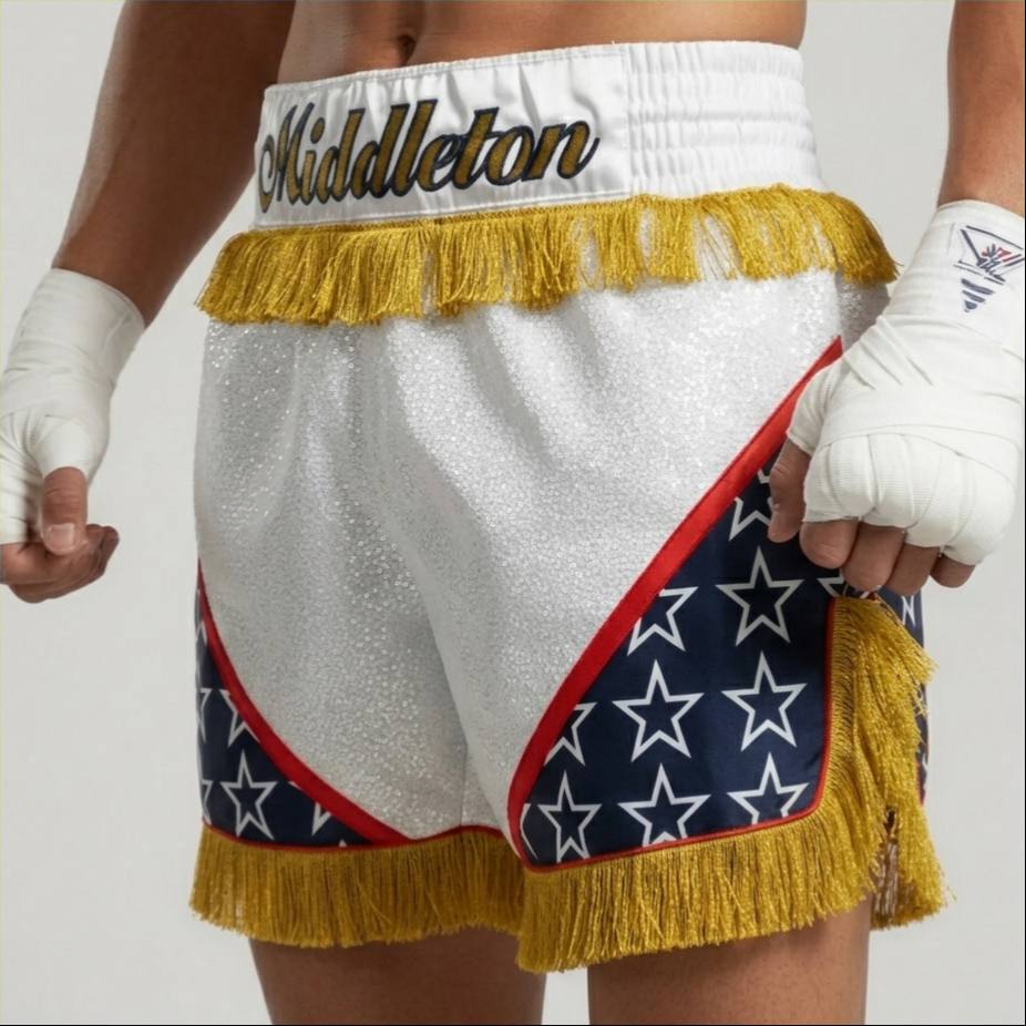 daishaun White & Navy Blue 