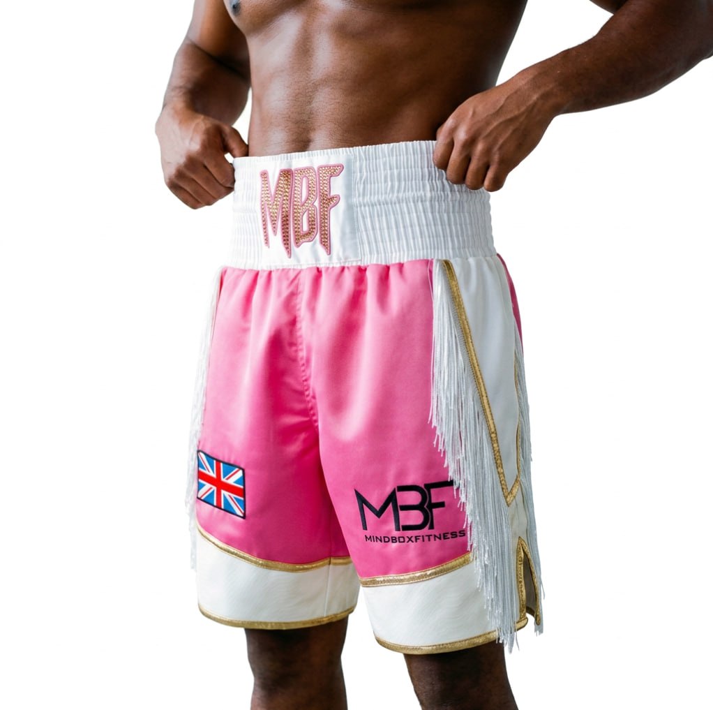 Bilal White & Pink Tassels